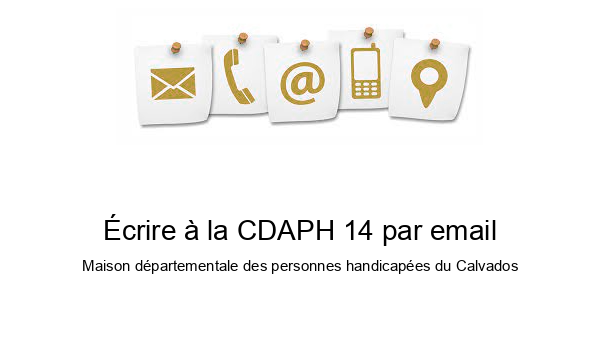 Écrire à la CDAPH 14 par email