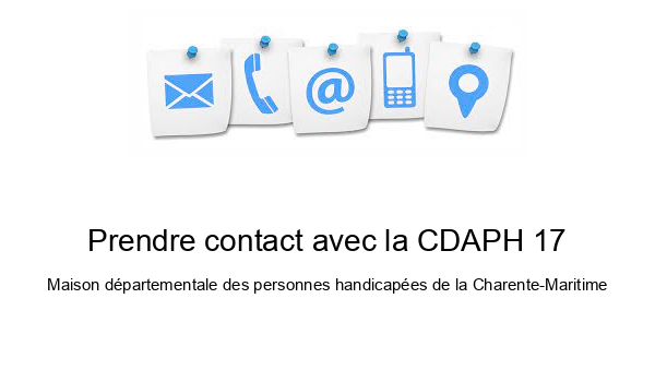 Prendre contact avec la CDAPH 17