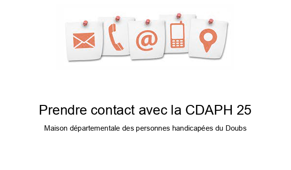 Prendre contact avec la CDAPH 25