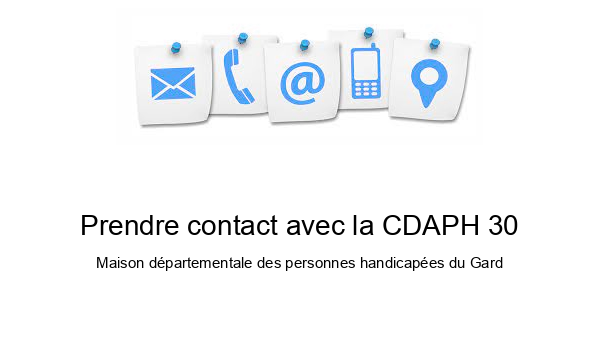 Prendre contact avec la CDAPH 30
