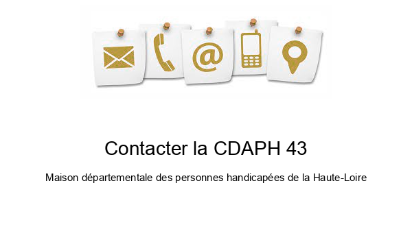 Contacter la CDAPH 43