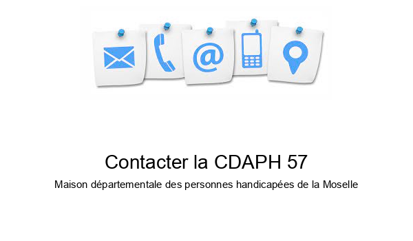 Contacter la CDAPH 57