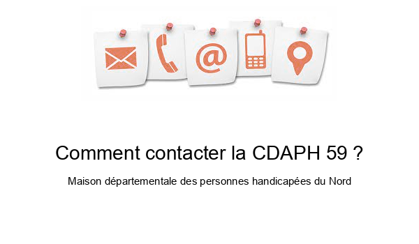 Comment contacter la CDAPH 59 ?