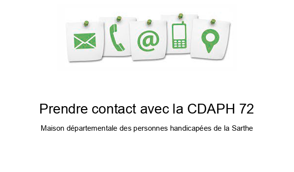 Prendre contact avec la CDAPH 72