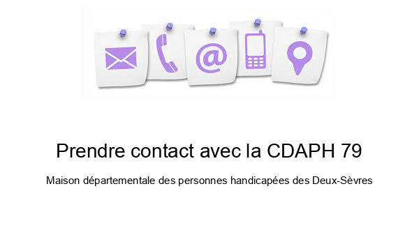 Prendre contact avec la CDAPH 79